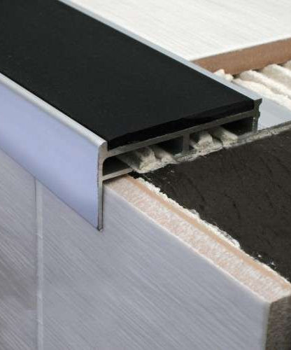 NTS – 2.8m Slimline Ceramic Tile-In Non Slip Stair Nosing Stair Nosing etc